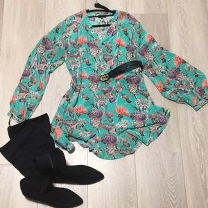 Tolani 100% Silk Mini Dress